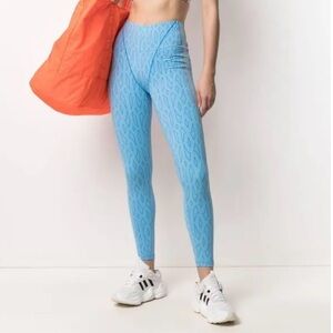 ADIDAS X IVY PARK - NWOT - Blue Mesh Monogram Leggings